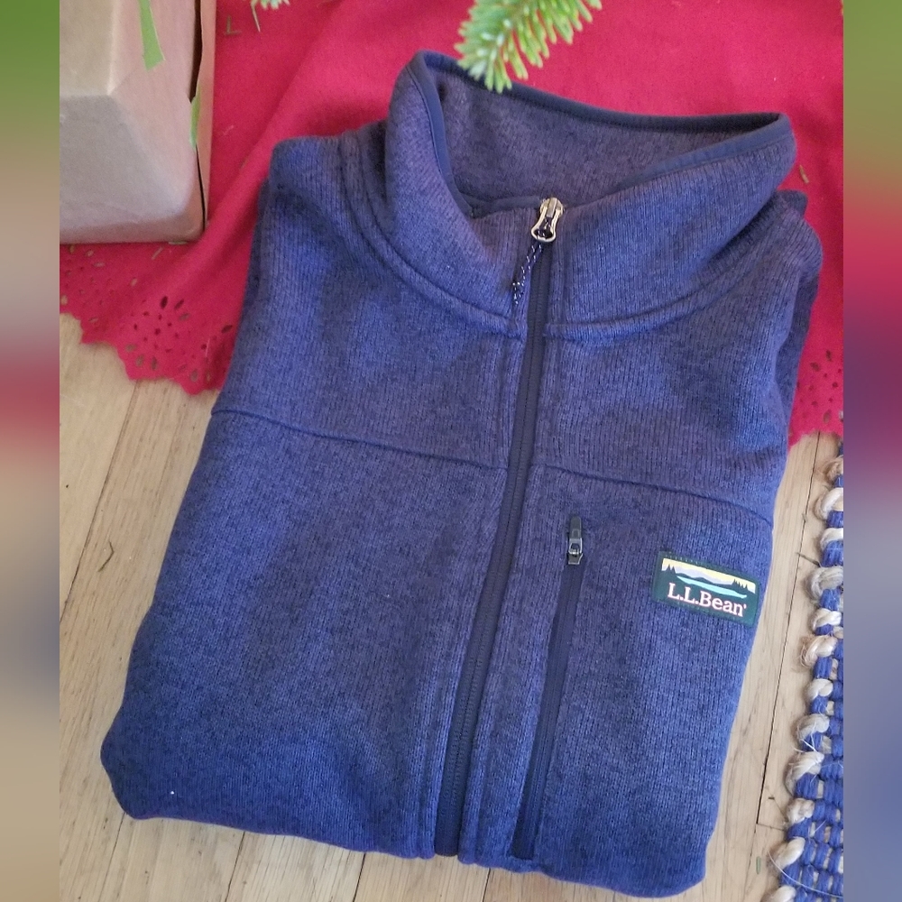 NWT LL Bean Fleece Sweater Vest